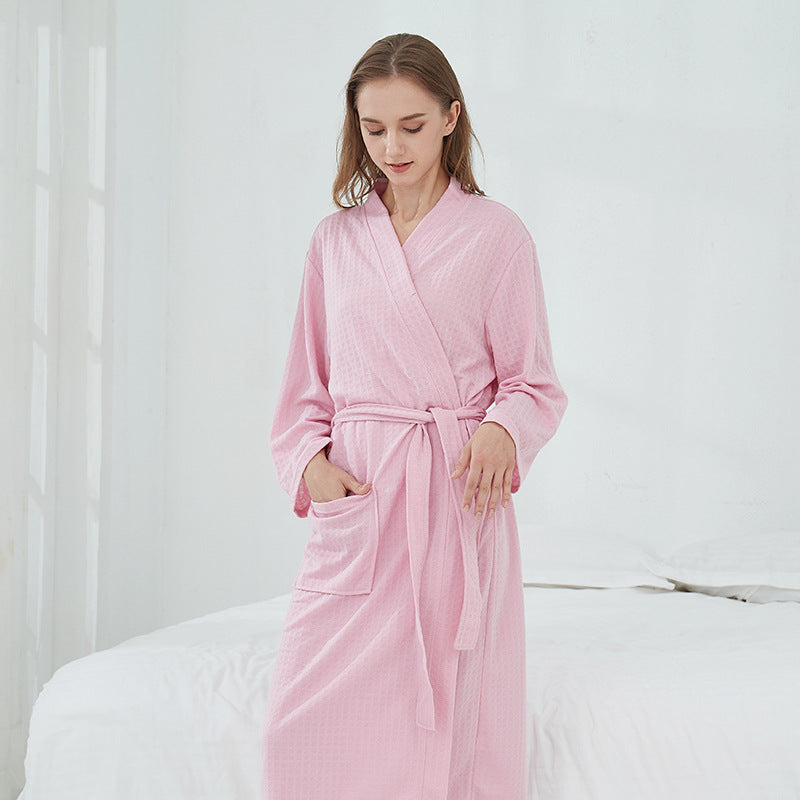 Couple Robes Sleepwear Women Men Loungewear Bathrobe - HoneyNight