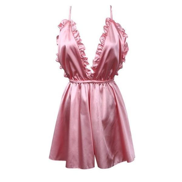 Fashion Women Sexy Sleepwear Style Jumpsuit Rompers Clubwear Playsuit Trousers 3 color - HoneyNight