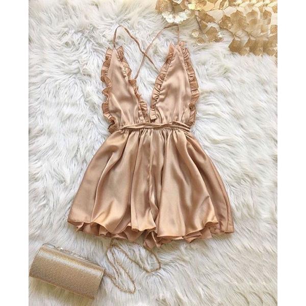 Fashion Women Sexy Sleepwear Style Jumpsuit Rompers Clubwear Playsuit Trousers 3 color - HoneyNight