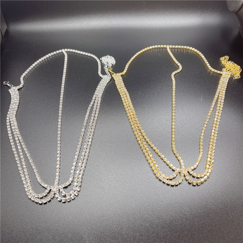 Multilayer Tassel Sexy Mask Chain Hair Accessories