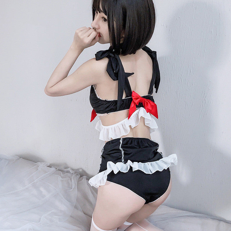 Sexy lingerie cute maid suit