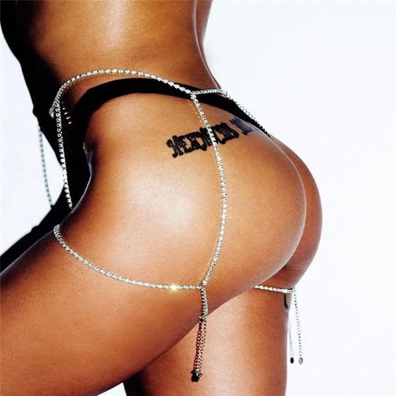 Accessories Rhinestone Body Chain Flash Diamond Claw Chain Beauty Leg Chain Sexy Body Chain