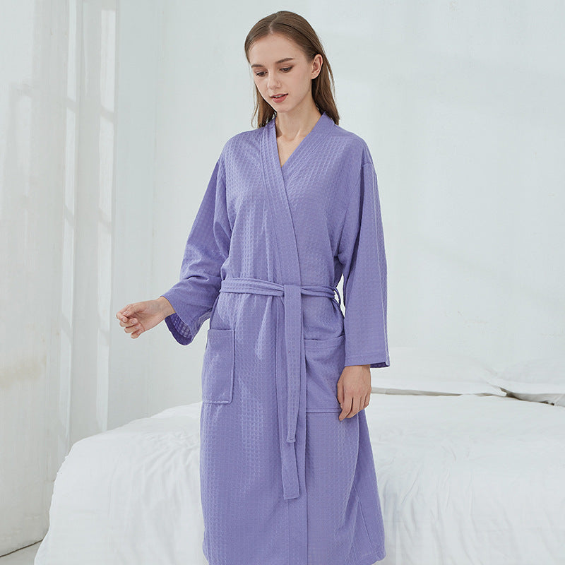 Couple Robes Sleepwear Women Men Loungewear Bathrobe - HoneyNight