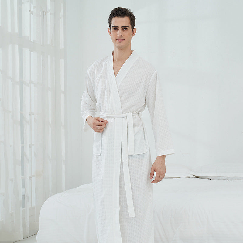 Couple Robes Sleepwear Women Men Loungewear Bathrobe - HoneyNight