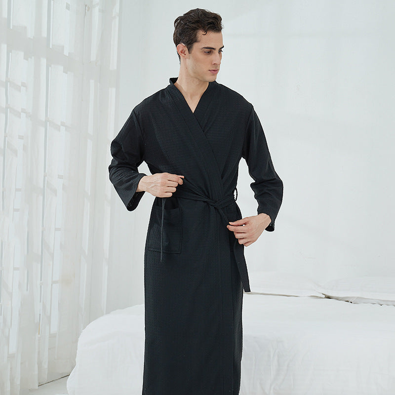 Couple Robes Sleepwear Women Men Loungewear Bathrobe - HoneyNight